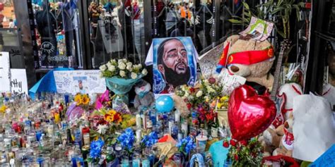 lapd believe someone tried to commit murder at nipsey hussle s vigil complex