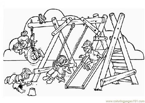 children enjoying games coloring page  school coloring pages