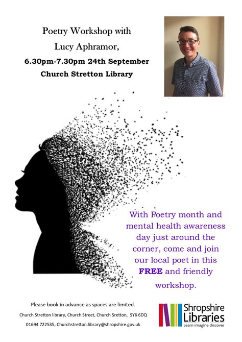 lucy poetry sept friends  church stretton library