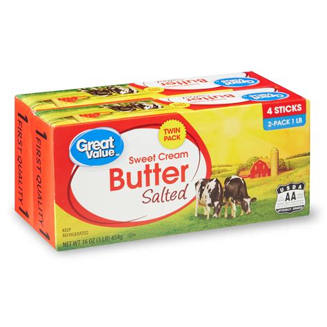 great  sweet cream salted butter sticks  pack  oz  count walmartcom walmartcom