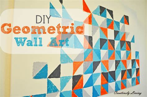 baby    diy geometric wall art nursery project