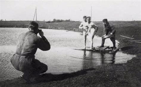 vintage snapshots world war ii soldiers showering or bathing history