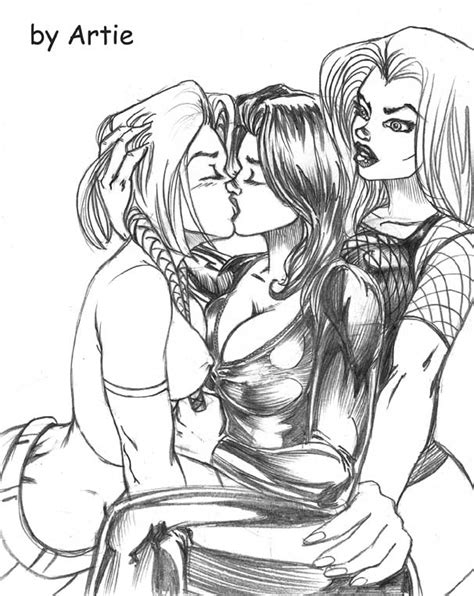 danger girls lesbian kiss danger girl hentai gallery