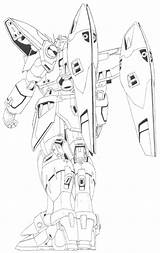 Gundam Wing Zero Xxxg Back 00w0 Coloring Pages Lineart Suit Mobile Wiki Template sketch template