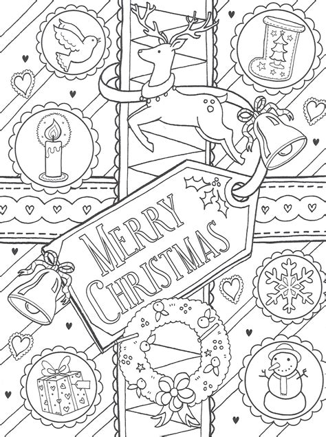 kleurplaat merry christmas coloring pages christmas coloring books