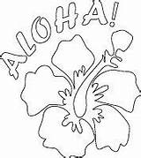 Hawaiian Luau Aloha Theme Sheets Storytime sketch template
