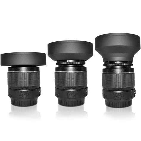 New 72mm Collapsible Rubber Lens Hood For Nikon D7100 D7000 D5300 D5200