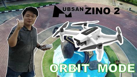 hubsan zino  test orbit mode set aircrafts current location   point  recorded kfps