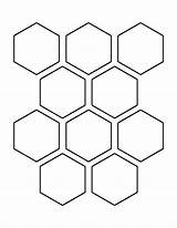 Hexagon Pattern Template Inch Printable Hexagons Stencil Shapes Shape Outline Patterns Print Templates Patternuniverse Honeycomb Pdf Stencils Half Crafts Tattoo sketch template