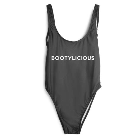 bootylicious swimsuit women sexy low back bodysuit summer style