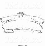 Sumo Wrestler Toonaday sketch template