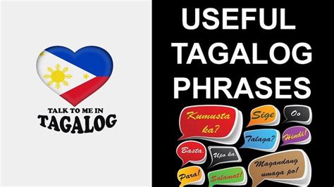tagalog filipino language   tagalog phrases youtube