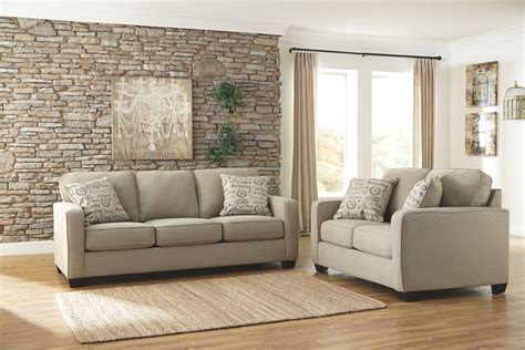 alenya sofa  loveseat ashley furniture homestore  piece sectional sofa living room sets