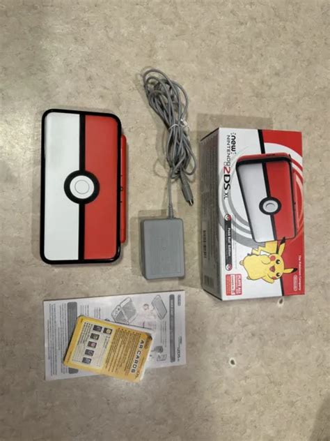 nintendo  ds xl pokeball limited edition handheld console