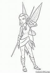 Tinkerbell Fata Nyx Colorare Krieger Bestia Neverbeast Malvorlagen Kolorowanki Monstro Lenda Nunca Colorkid Dzwoneczek Nibylandii Leyenda Wojownik Trilli Guerriero Hadas sketch template