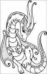 Dragon Coloring Pages Water Girl Kids Dragons Sea Colouring Printable Book Color Sheets Cute Adult Print Digi Stamps Girls Elves sketch template