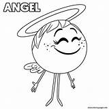 Angel Movie Emoji Coloring Pages Printable Info sketch template