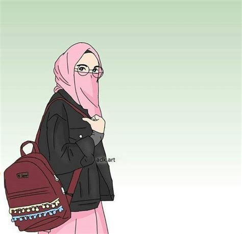gambar kartun muslimah modern cari gambar keren hd