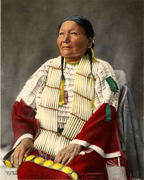 1898 Calls Her Name Sioux Female Native American Indian Art Poster