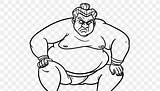 Wrestler Sumo Rikishi Superstars sketch template