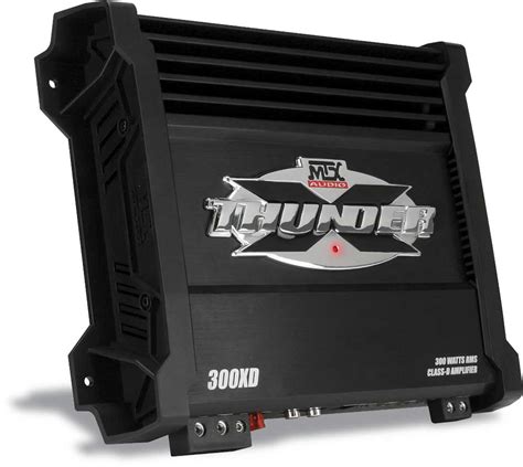 mtx  thunder xd mono subwoofer amplifier  watts rms