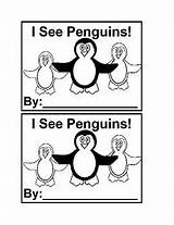 Emergent Preschool Book Penguins Reader Colors Teacherspayteachers sketch template