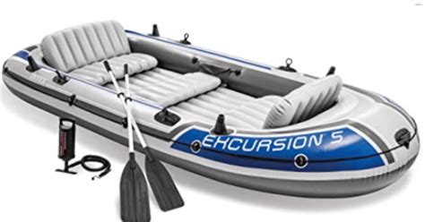 intex excursion  inflatable boat     perform