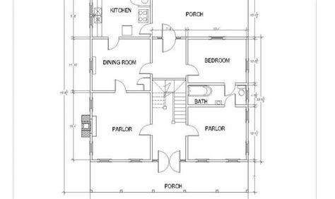 small dog trot cabin plans oldhousedesigns authentic jhmrad