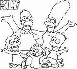 Familia Simpsons Colorir Simpson Imprimir Família Simpsonovi Omalovanky Publicidade sketch template