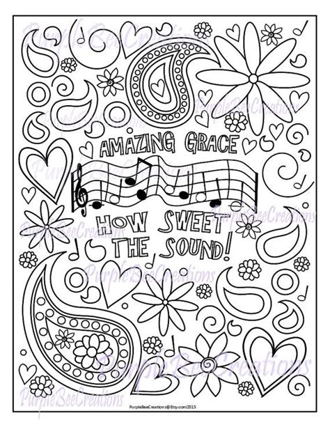 printable grace coloring pages