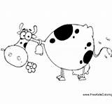 Cow Flower Coloring Eating Surfnetkids Pages sketch template