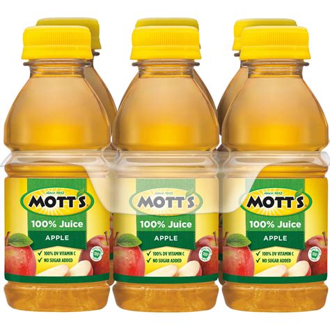 motts  original apple juice  fl oz  count walmartcom