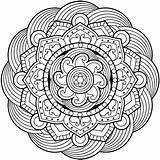 Mandala Coloring Pages Adult Flower Mandalas Simple Adults Drawing Colouring Large Color Printable Waffle Book Books Mandela Print Easy Drawings sketch template