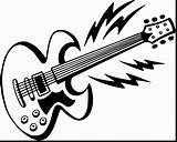 Gitar Mewarnai Guitarra Colorir Kartun Main Paud Elektrische Imprimir Muslimah Mainan Kekinian Remodel Lilicatt Macam Sumber Beberapa Instrument Gitarren sketch template