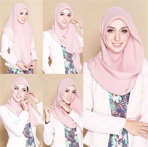 model jilbab wisuda simple segi empat jilbab gucci