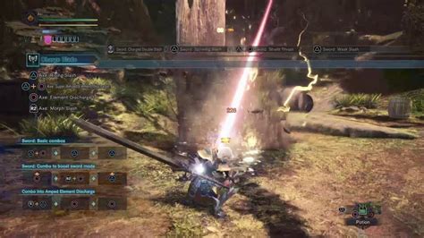 Monster Hunter World Charge Blade Saed To Aed Cancel