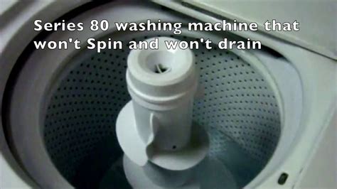 washer wont spin  drain diy easy fix washing machine repair kenmore washing
