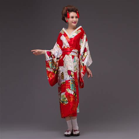 japanese kimono national stage women s silk satin kimono yukata evening
