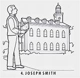 Temple Coloring Primary Lesson Nauvoo Joseph Smith Great Clean Living Happy Friend Thought Facts August 2009 These sketch template