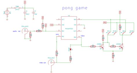 pong game  piclf embedded lab