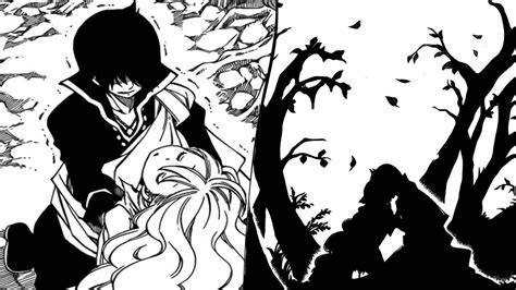 Fairy Tail Chapter 450 フェアリーテイル Zeref X Mavis Kiss Tear