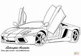 Coloring Lamborghini Aventador Pages Printable Dot Paper Drawing sketch template