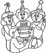 Coloring Birthday Happy Pages Printable Coloringme sketch template