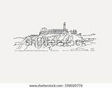 Alcatraz Coloring Pages Island Template sketch template