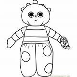 Coloring Pages Unn Night Garden Kids Igglepiggle Coloringpages101 sketch template