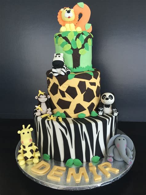 jungle birthday cake cakecentralcom