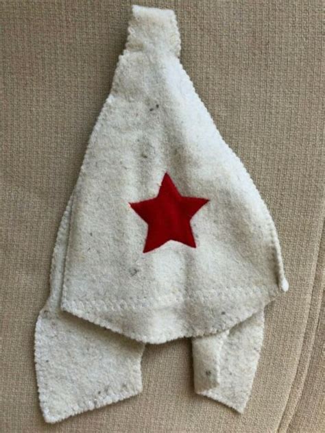 Russian Banya Hat Sauna Felt Wool Hat With Red Star Ebay