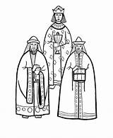 Drie Koningen Kleurplaat Mewarnai Kleurplaten Cerita sketch template
