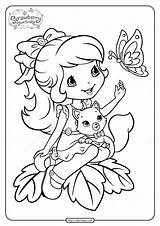 Shortcake Strawberry Coloring Pages Printable Coloringoo Print Whatsapp Tweet Email Printables sketch template