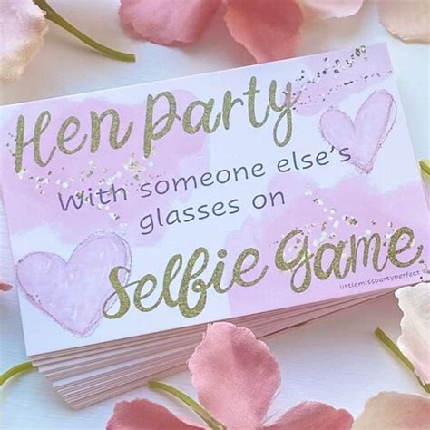 Hen Party Games Bride Squad Selfie Photo Challenge Drinking Etsy Uk